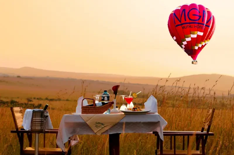 Migration Safari Lodges That Offer Hot Air Balloon Rides
